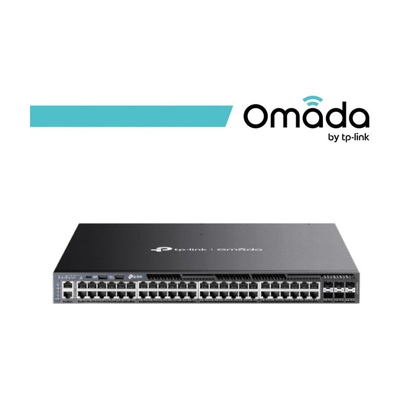 Omada Switch Managed L3 Stackable con 48 Porte Gigabit PoE+ 