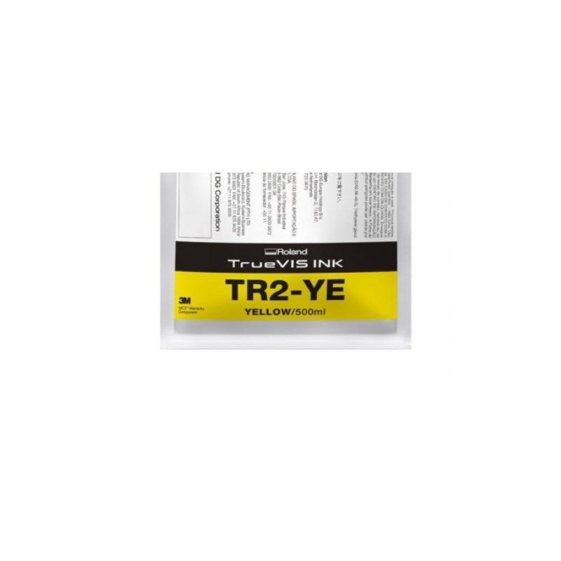Yellow Pigment Eco-Solvent Ink Bag Roland TrueVIS SG2,VG2,VF2,SG3,VG3500ML