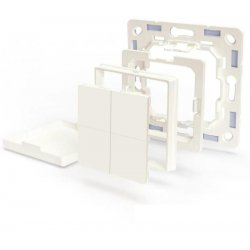 Shelly BLU Wall Switch 4 (+ Legrand adapter) -Pulsante a muro senza fili 4 tasti