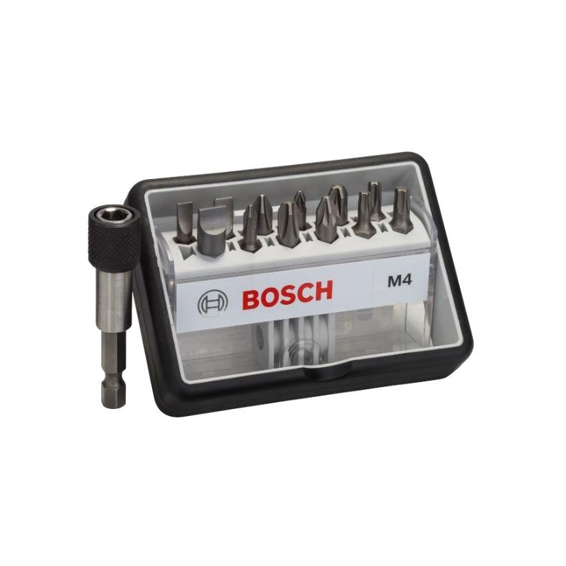 Set bit avvitamento PH/PZ/T/S Extra Hard Robust Line, 12+1pz