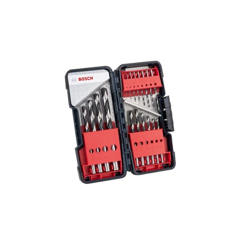Set punte metallo HSS PointTeQ ToughBox, 18pz (Ø1-10 mm)