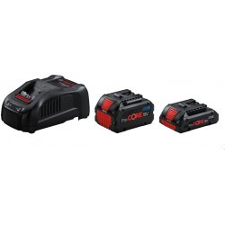 batteria bosh ProCORE18V 4.0Ah + 1x ProCORE18V 5.5 Ah + GAL 1880 CV