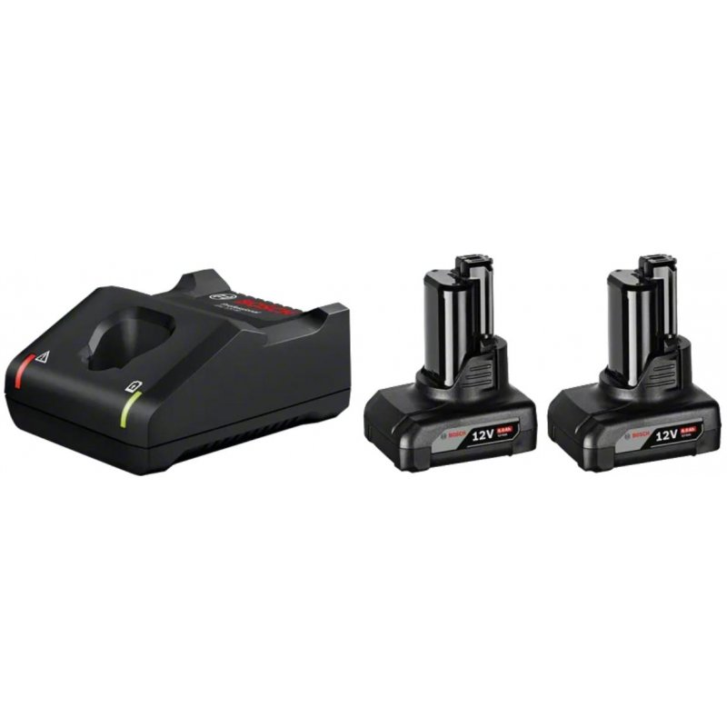 Kit 2 batteria Bosh GBA 12V 6.0Ah + GAL 12V-40