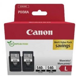 CONFEZIONE DOPPIA CARTUCCIA NERO PG540L