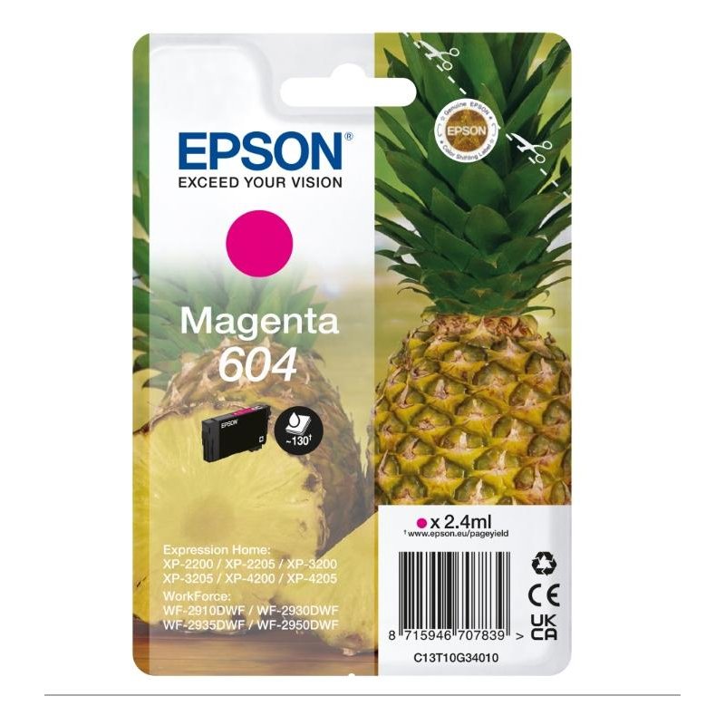 CARTUCCE INK ANANAS MAGENTA 604