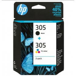 HP 305 2-PACK TRI-COLOR/BLACK