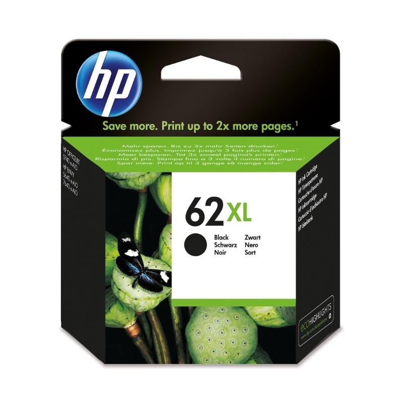 CARTUCCIA HP 62XL BLACK INK CARTRIDGE