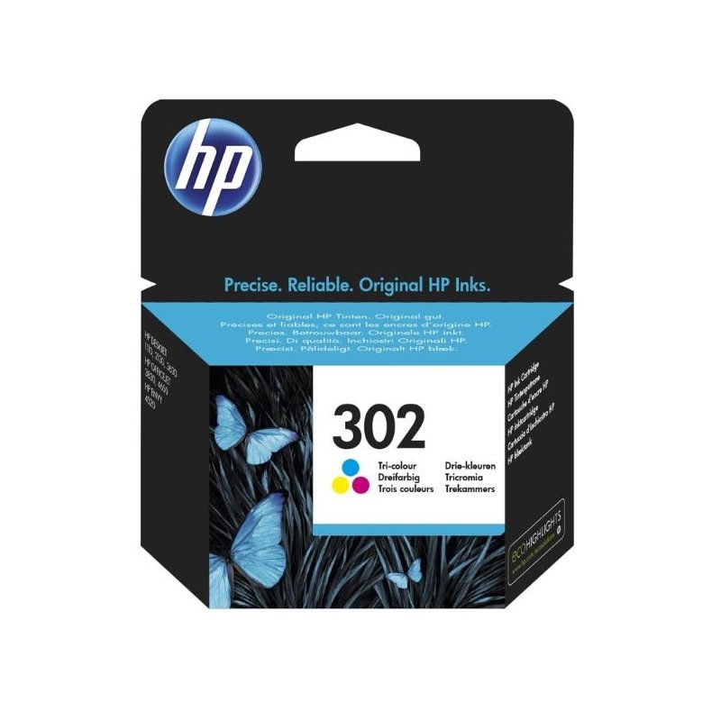 CARTUCCIA HP 302 TRI-COLOR INK CARTRIDGE