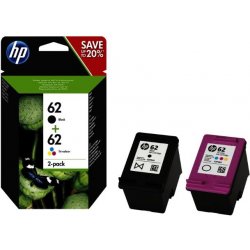 MULTIPACK NERO E COLORE HP 62 