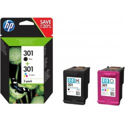 MULTIPACK NERO E COLORE HP 301 