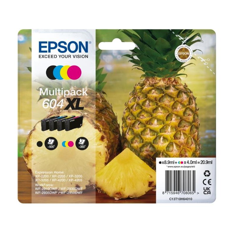 MULTIPACK 604XL ANANAS 4 COLORI