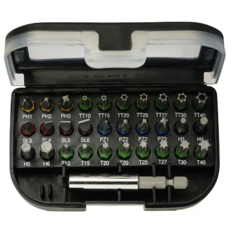 STA60490-XJ,SET 31pz INSERTI 25mm MISTI - CODIFICA CROMATICA