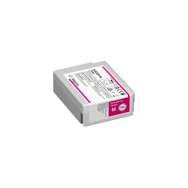 cartuccia Magenta Pigmentp compatibile epson ColorWorks C4000e-50ML-C13T52M340