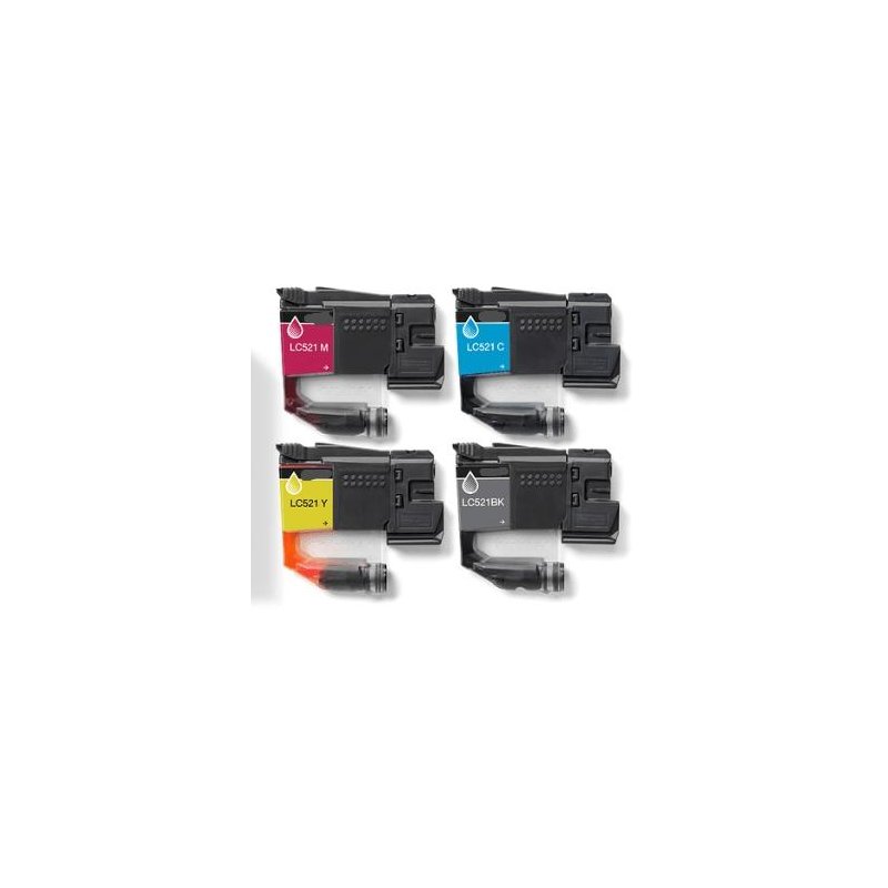 Cyan Compatible Cartridge DCP-J1260W/J1313DW/J1360DW/J1460DW-0.5KLC521C