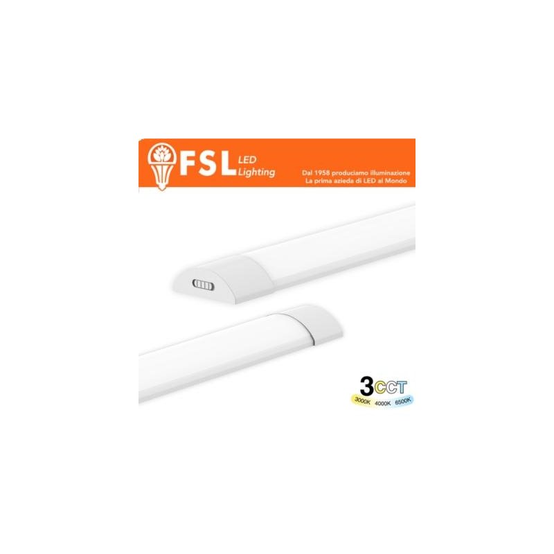 Plafoniera Lineare LED 40W 150cm - 3 in 1 CCT (3000-4000-6500K)