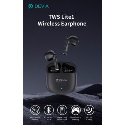 Auricolari TWS EM404 Lite1 Bluetooth 5.4 Neri