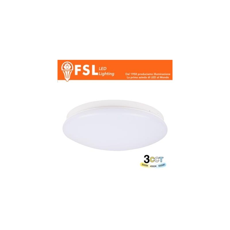 Plafoniera LED 14W Ø244*71mm - 3 in 1 CCT (3000-4000-6500K)