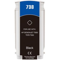 130ML Black Reman HP DesignJet T850,T870,XT870,XT950498N4A