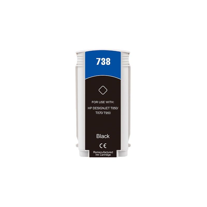 130ML Black Reman HP DesignJet T850,T870,XT870,XT950498N4A