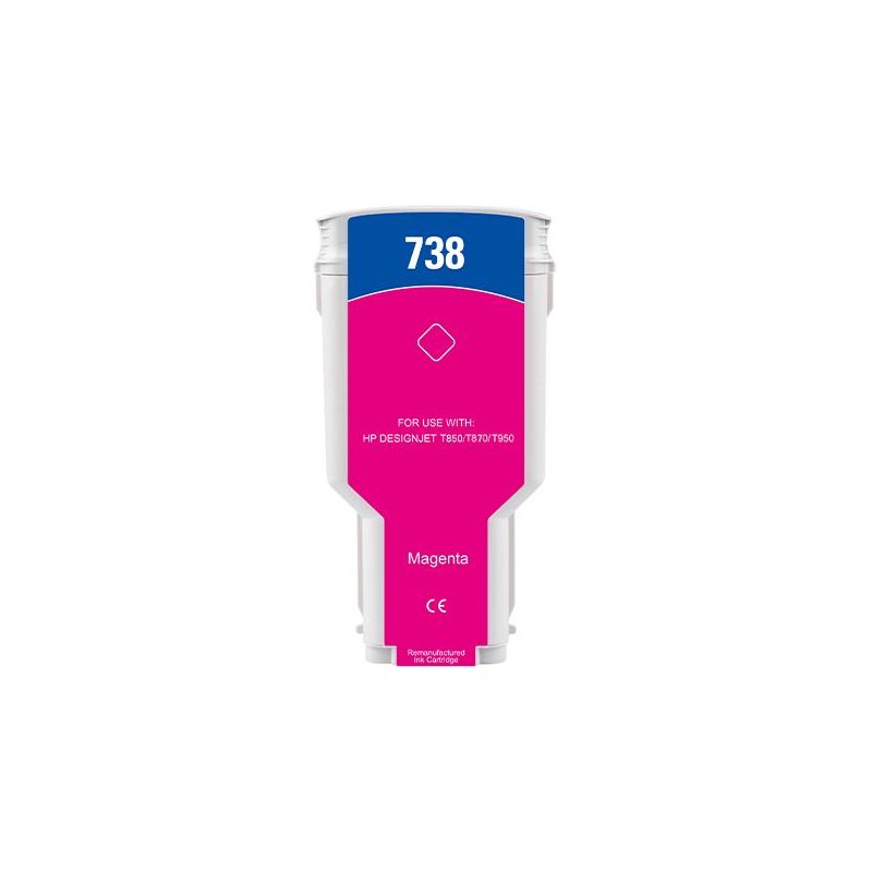 300ML Magenta Reman HP DesignJet T850,T870,XT870,XT950676M7A