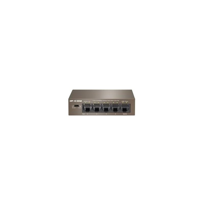 5-Port Fast Ethernet Umanaged PoE Switch with 4-Port PoE