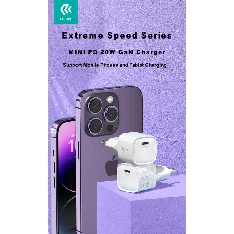 Carica batteria per carica rapida 20W PD slim Uscita Tipo-C