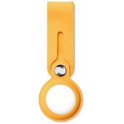 Cinghietta in silicone supporto per AirTag Apple Gialla