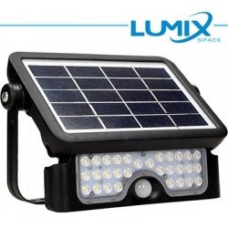 Faretto solare LED senza fili 500lm - con sensori (movimento e crepuscolare)