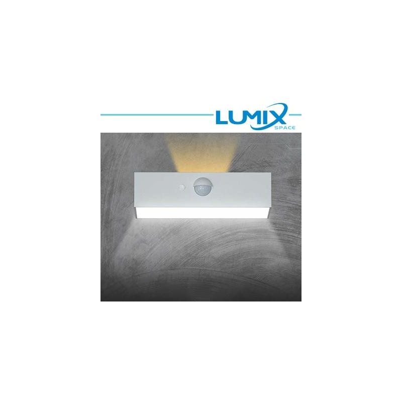 Lampada da parete solare LED 2 vie - senza fili con sensore pir