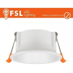 Ghiera fissa TONDA - Alluminio verniciato a polvere, foro 75mm BIANCA