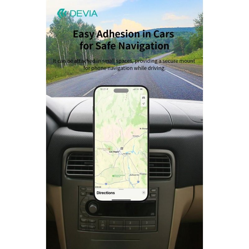 Supporto da auto magnetico per telefono Lite1 Devia