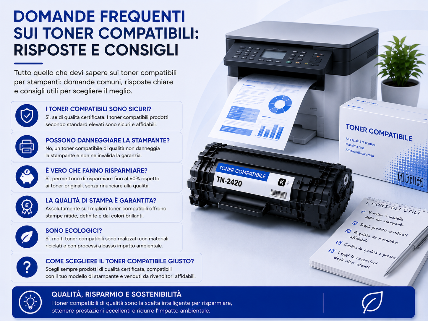 Domande Frequenti sui Toner Compatibili: Risposte e Consigli